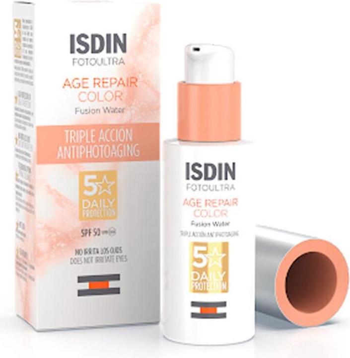 Isdin Fotoultra Alter Reparatur Farbe Spf50 50ml (Sonnencreme, SPF 50, 50 ml, 87 g)