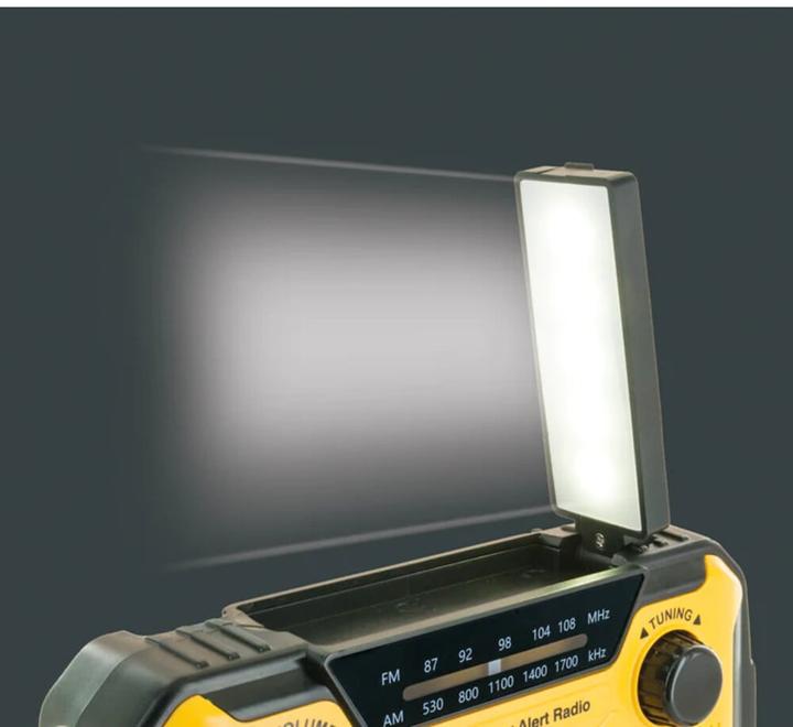 Actual product image Schwaiger Solar Crank Radio with LED Light (AM, FM)