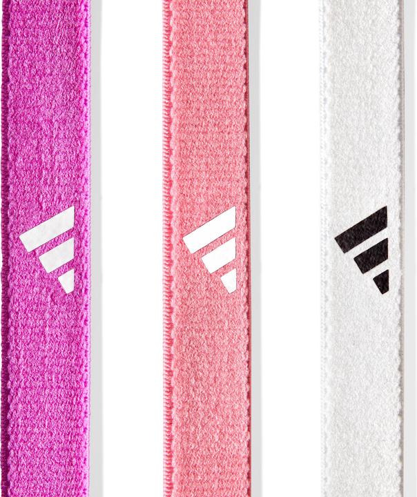 Actual product image adidas Hairbands Lila/Pink/Weiss