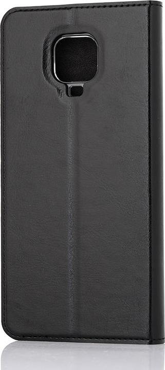 Actual product image Wave BookCase -suojakotelo, Xiaomi Redmi Note 9 Pro, musta (Xiaomi Redmi Note 9 Pro)
