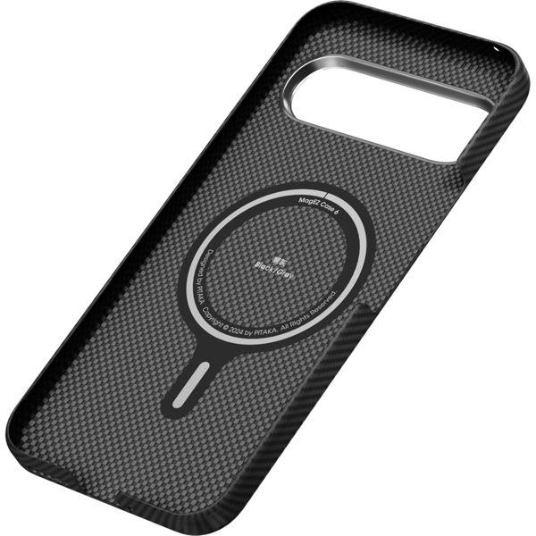 Productafbeelding Ipitaka MagEZ Case 5 for Google Pixel 9 & 9 Pro Black/Grey Twill (Realme 9 Pro+, Google Pixel 9)
