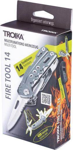 Actual product image Troika FIRE TOOL 14 Outil avec 14 fonctions, gris (14 Functions)