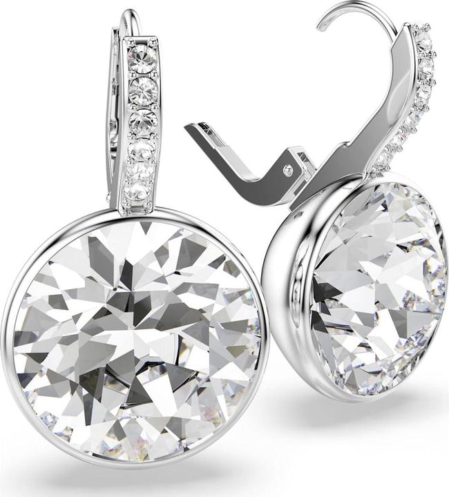 Image du produit Swarovski Millenia Drop Ohrhänger Rundschliff Weiss Rhodiniert