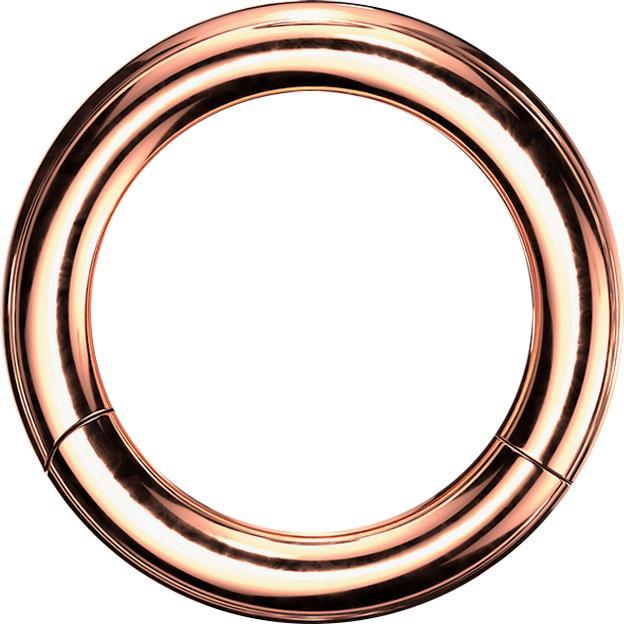 Produktbild Star Piercing Segmentring klappbar rosegold (Chirurgenstahl 316L, ohne Messing)