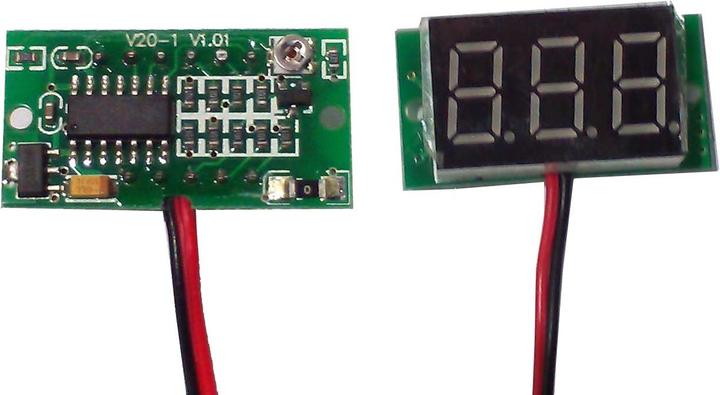 Produktbild Play-Zone Mini Volt Meter Rot
