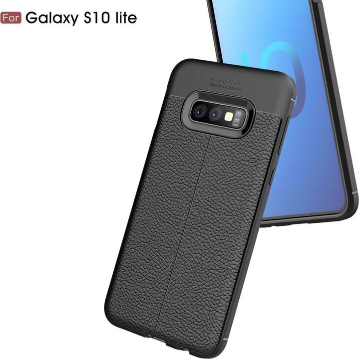 Produktbild Screenguard Samsung Galaxy S10e Hülle Leather Design TPU Cover (Samsung Galaxy S10e)