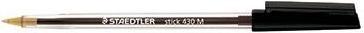 Produktbild Staedtler ® Einwegkugelschreiber stick 430 0,35mm blau Kappenmodell dokumentenecht (Durchsichtig, 1 x)
