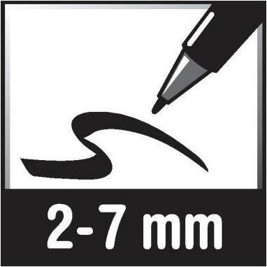 Produktbild Schneider Permanentmarker Maxx 250 Strichstärke: 2-7 mm Schreibfarbe: schwarz (Schwarz, 7 mm, 1 x)