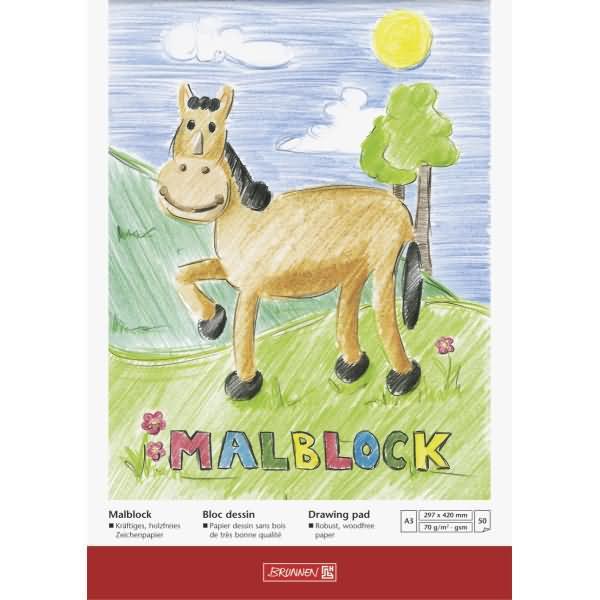 Actual product image Colouring block (A3, Plain, Soft cover)