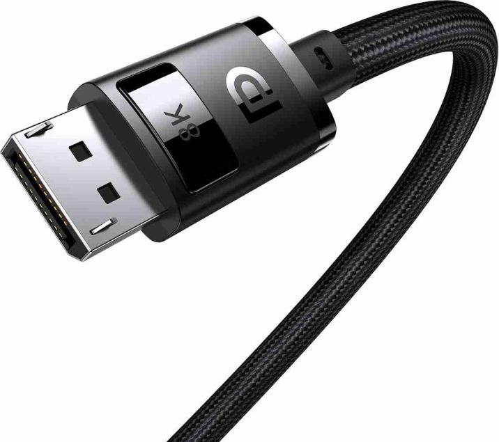 Produktbild Baseus DP 8K to DP 8K cable High Definition 1 m (black) (1 m, DisplayPort)