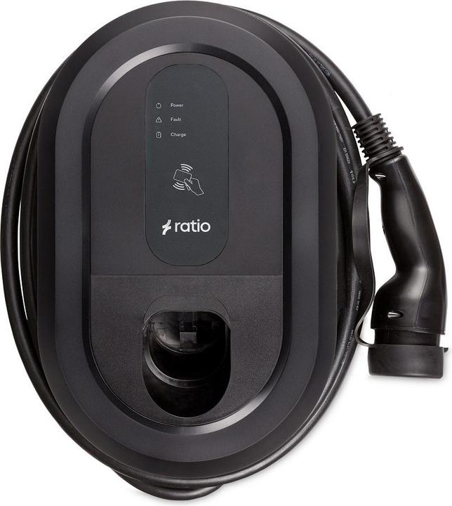 Produktbild Ratio Electric io6 Laadstation 5 meter vaste laadkabel 3 fase 16-32A (Typ 2, 22 kW, 32 A, Fest verdrahtet)