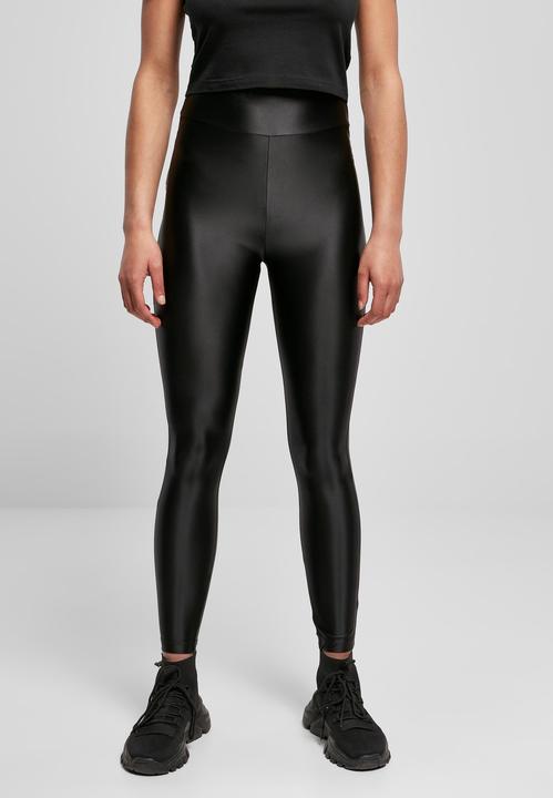 Immagine prodotto Urban Classics Leggings metallici lucidi a vita alta da donna (XS)