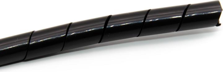 Actual product image Purecrea Cable protection spiral 10mm black SWB-10 (Cable spiral hose, 100 cm)