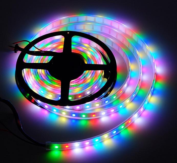 Actual product image OEM APA102 (DotStar) LED-Strip 60 LED/Meter 1 meter