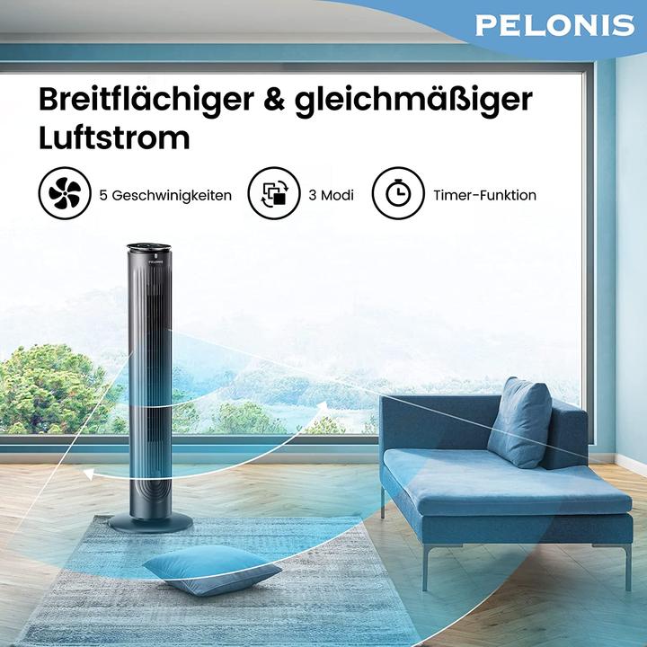 Immagine prodotto Pelonis Ventilatore a torre (63 dB)