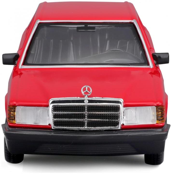 Produktbild Bburago Mercedes Benz 190E 1987 1/24 rot