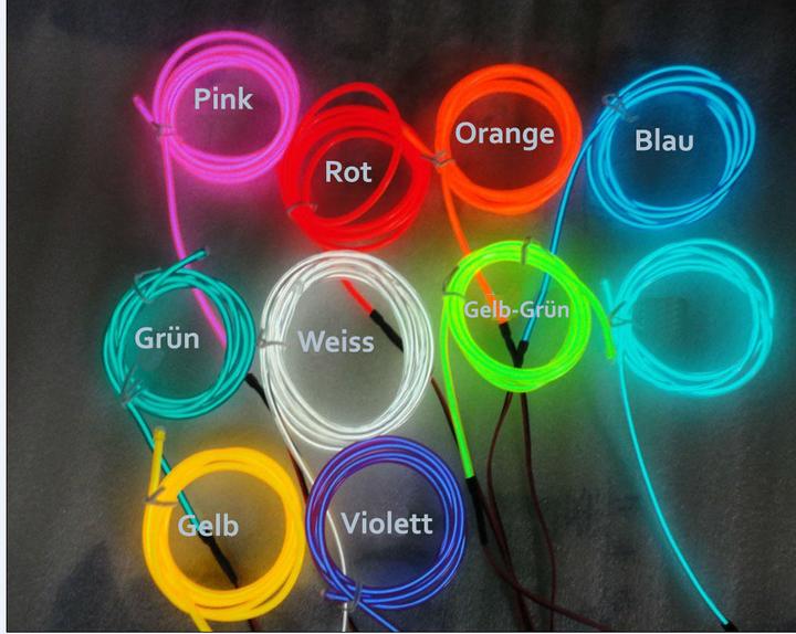 Produktbild OEM EL Wire 2.3mm Pink pro Meter