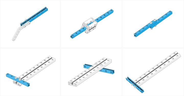 Actual product image Makeblock Beam0808-040-A (Structural elements)