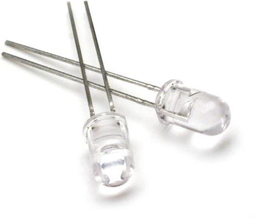 OEM LED Blanc 5mm Boîtier transparent