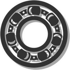 Immagine prodotto Nke Watteco Cuscinetto a rullini NK7/12 TVP Ø interno 7 mm Ø esterno 14 mm Larghezza12 mm