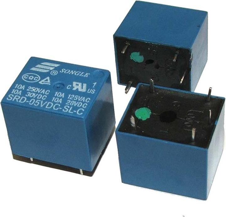 Actual product image OEM 5V DC Power Relay SONGLE SRD-5VDC-SL-C