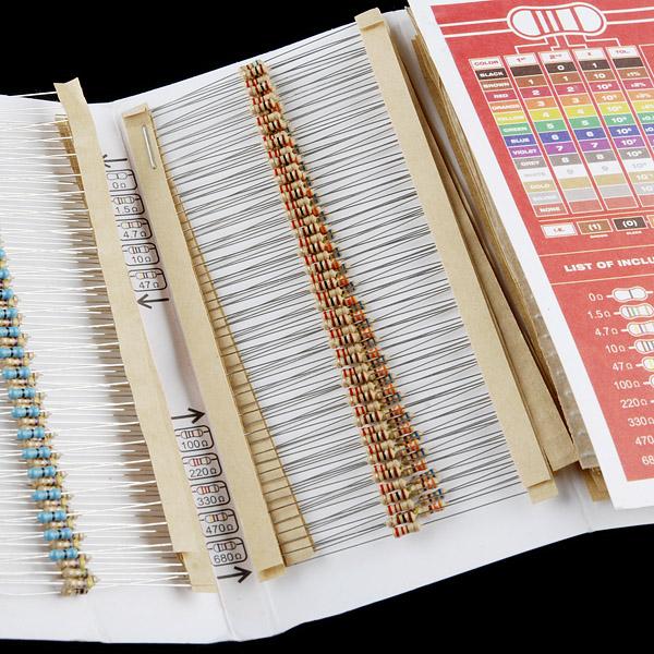 Produktbild SparkFun Widerstandsset (Kohleschichtwiderstände 0.25W)