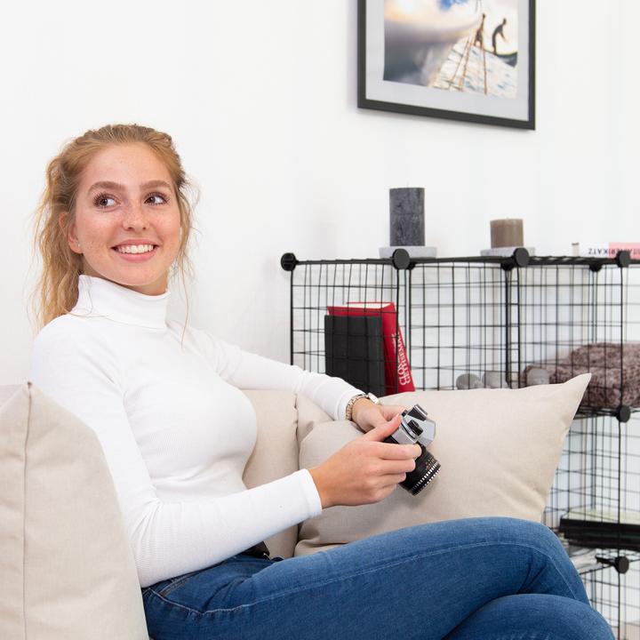 Image du produit Relaxdays Étagère cubes en 9 casiers