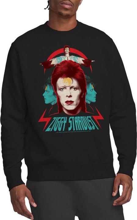 Immagine prodotto David Bowie Ziggy Heads Felpa Adulto Unisex (M)