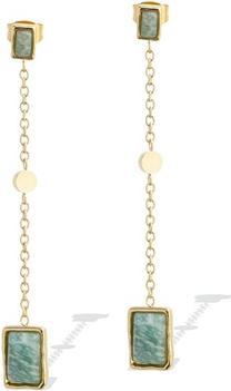 Liu Jo - Long gold-plated earrings LJ2857