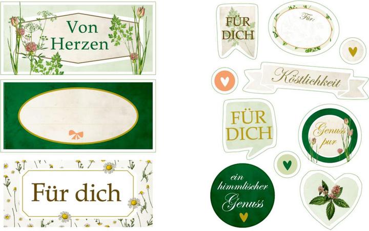 Produktbild Deko-Sticker - Wildkräuter