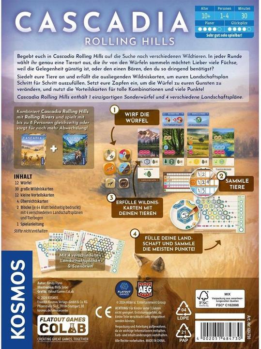 Image du produit Kosmos Cascadia Rolling Hills (Allemand)