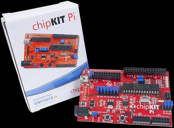 Produktbild Element 14 ChipKit Pi AddOn für den Raspberry Pi (Dock)