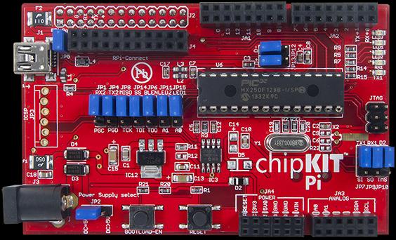 Produktbild Element 14 ChipKit Pi AddOn für den Raspberry Pi (Dock)