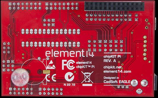 Produktbild Element 14 ChipKit Pi AddOn für den Raspberry Pi (Dock)