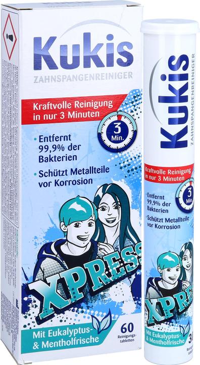 Productafbeelding Kukis Reckitt Benckiser Beugelreiniger Reinigingstabletten, 60 st. tabletten