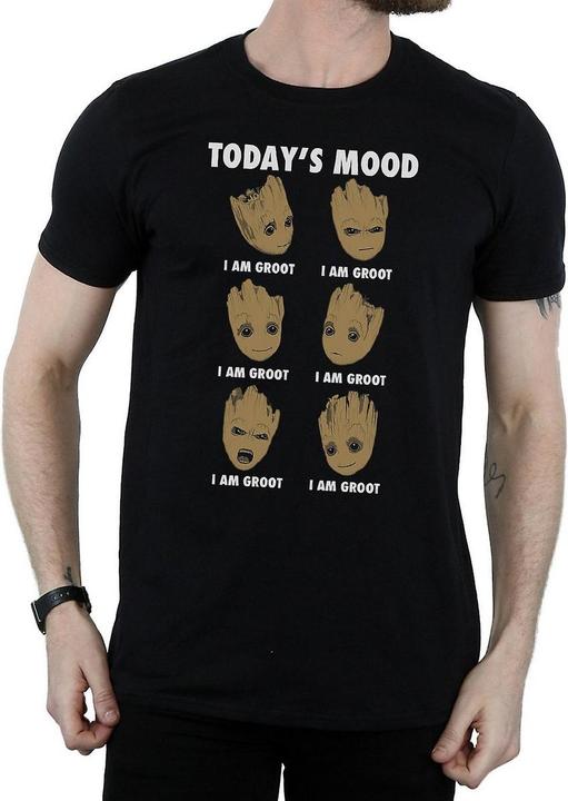 Guardians of the Galaxy Mens Today's Mood Baby Groot TShirt aus Baumwolle