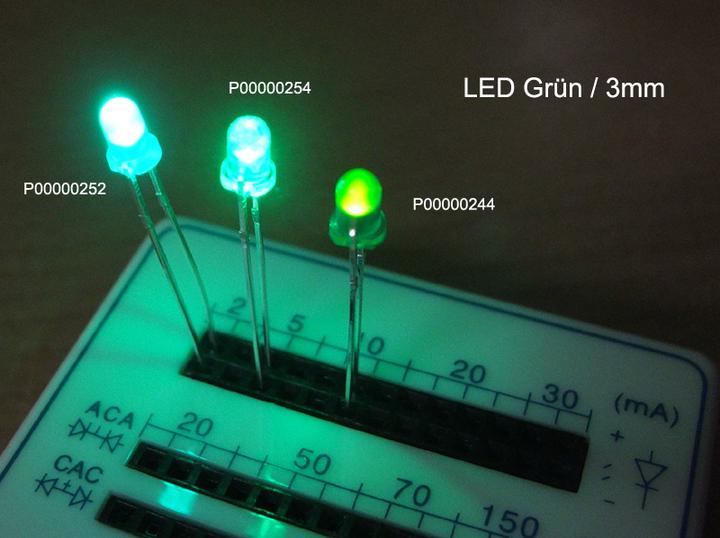 Image du produit OEM LED vert super lumineux 3mm