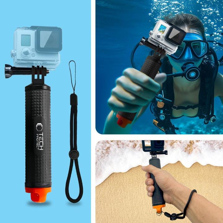 Produktbild Pgytech Uchwyt / bojka wypornoÅciowa GA100 Hand Grip do GoPro / DJI - czarny