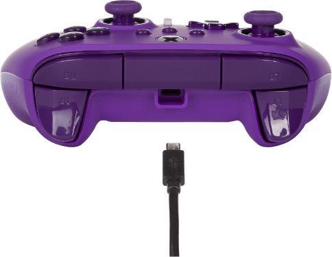 Actual product image PowerA Controller Wired Royal Purple (Xbox One/Series X/PC) (Xbox Series S, Xbox Series X)