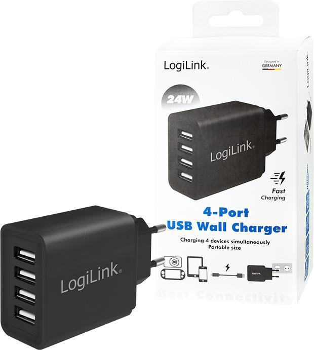 Immagine prodotto LogiLink Adattatore presa USB (24 W)