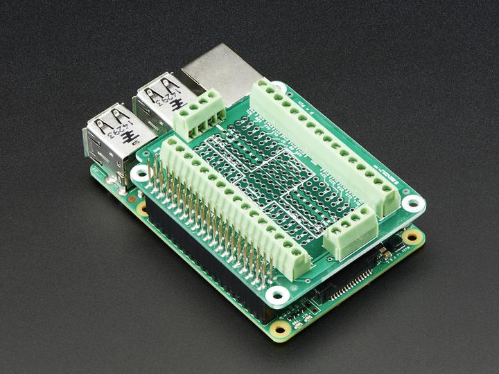 Adafruit Pi-EzConnect Terminal Block Breakout HAT (HAT)