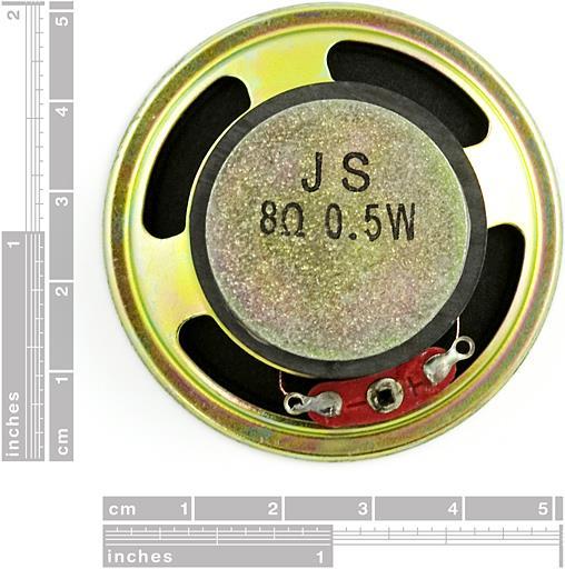 Produktbild SparkFun Lautsprecher 0.5W 8Ohm