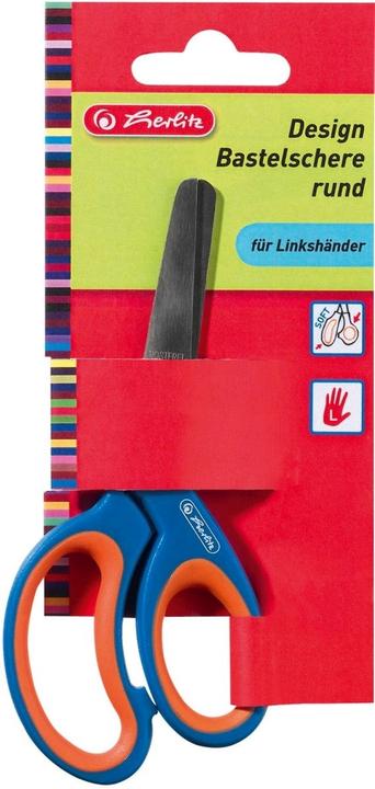 Produktbild Herlitz Bastelschere Design, rund, L„nge: 132 mm (13.20 cm)