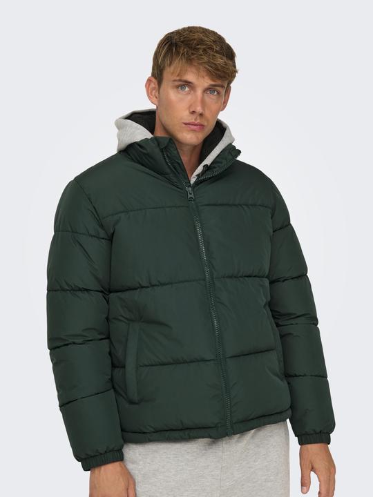 Produktbild Only & Sons Stehkragen Elastische Bündchen Jacke Daunenjacke (L)