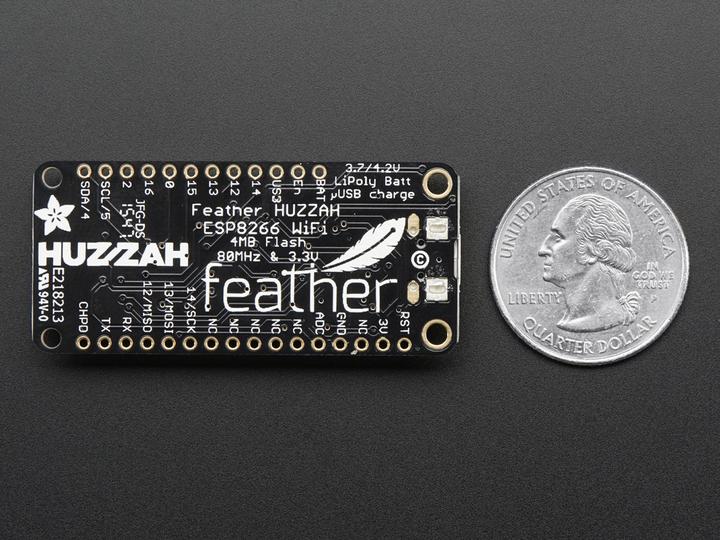 Immagine prodotto Adafruit Piuma HUZZAH con ESP8266 WiFi (Vari)