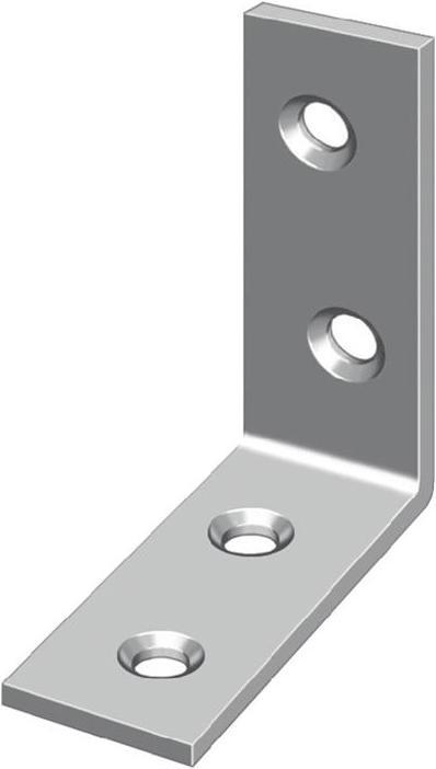 Hohage Stuhlwinkel Länge 150 mm Breite 25 mm Stärke 3 mm Eisen blau chromatiert (25 Stk.)
