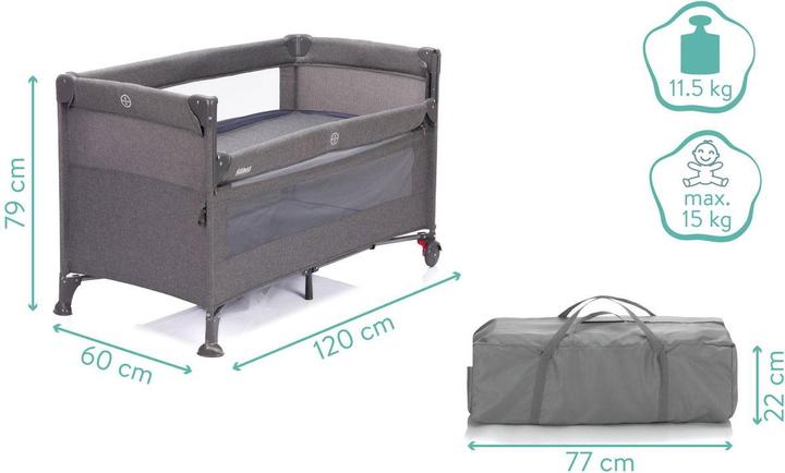 Produktbild Fillikid Reisebeistellbett Porto