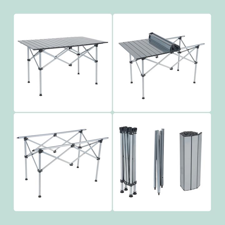 Actual product image Relaxdays Faltbarer Campingtisch aus Stahl