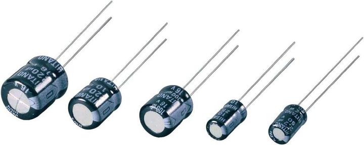 JWCO Aluminum electrolytic capacitor radial 4.7uFF 50 VDC 105