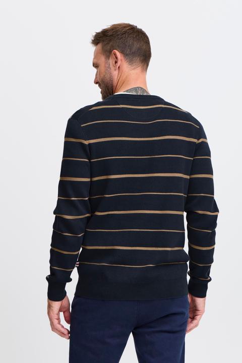 Actual product image FQ1924 FQKYLE reversed strip crewneck neck 21900702 (M)